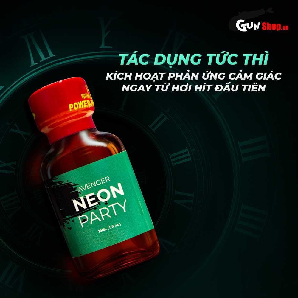 Popper PWD Avenger Neon Party Green 30ml - Chai hít tăng khoái cảm