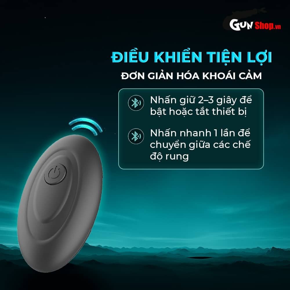Phích cắm hậu môn Z-Shen Touch Girl Toyshcool rung thụt kèm vòng đeo bìu dương vật