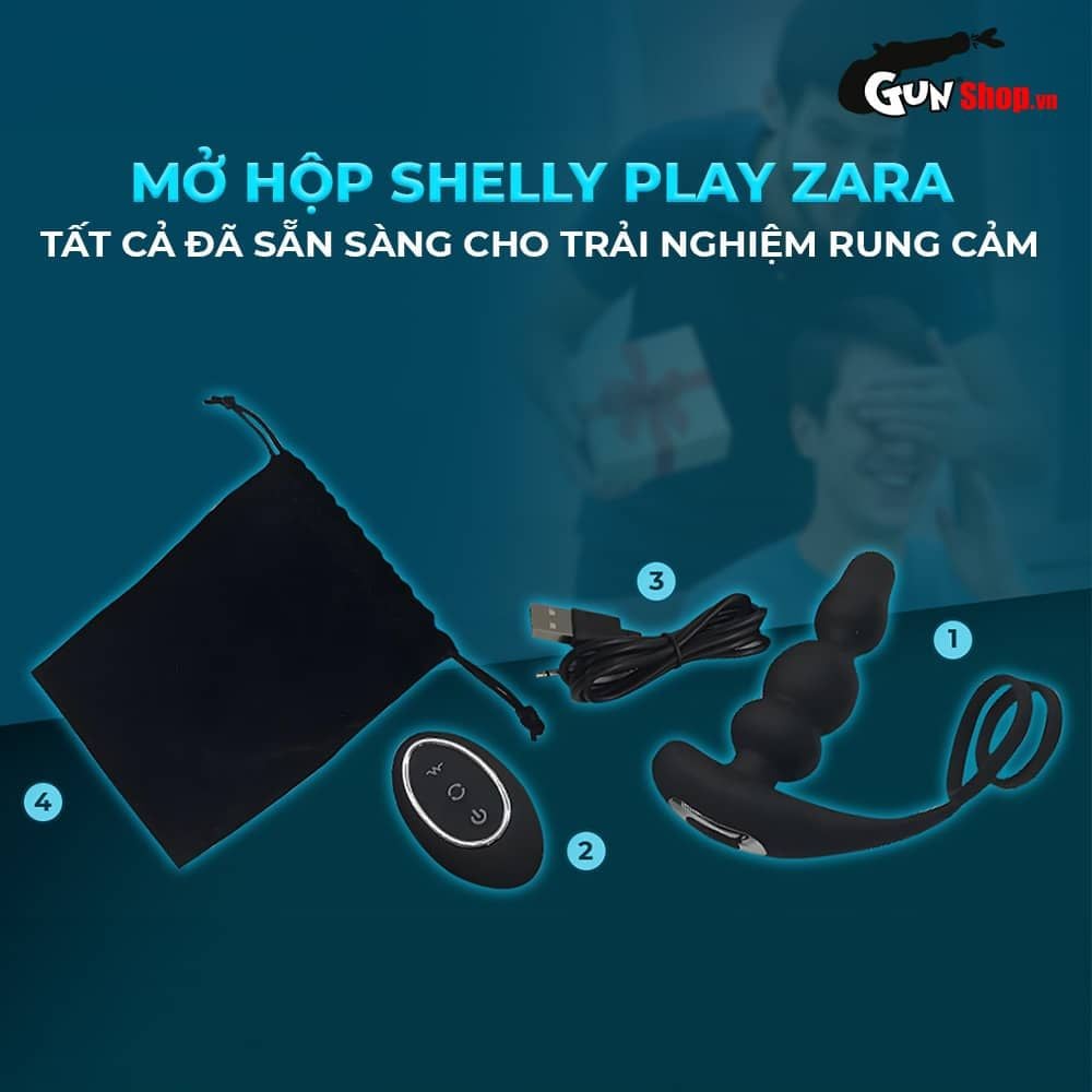 Que rung hậu môn Y-Shi Touch Girl kết hợp vòng đeo dương vật bìu