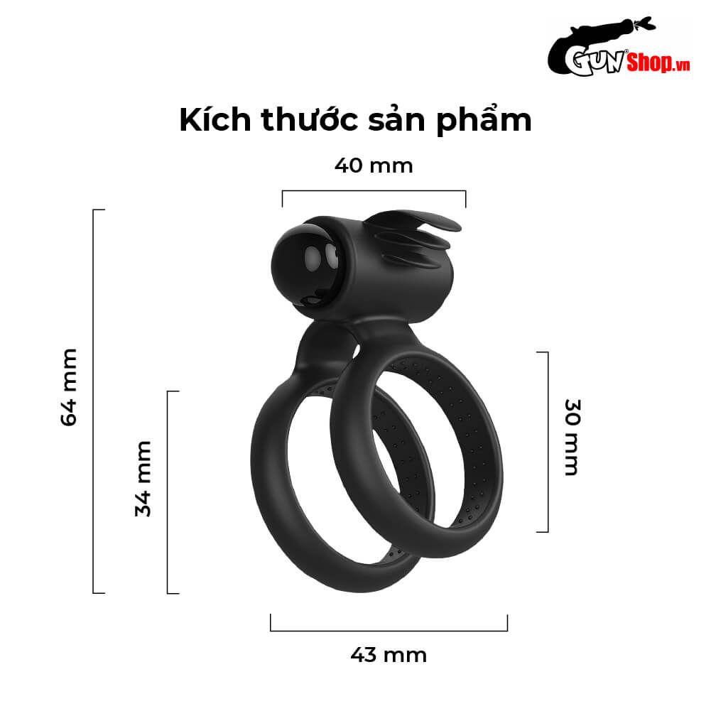 Vòng rung đôi S-Hande Crawler đeo dương vật nhiều gai nổi tăng khoái cảm