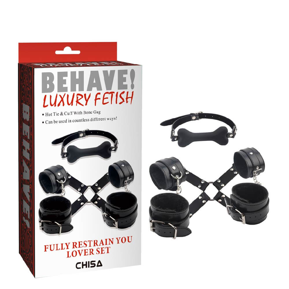Bộ dụng cụ BDSM Chisa Behave! Luxury Fetish Fully Restrain You Lover Set