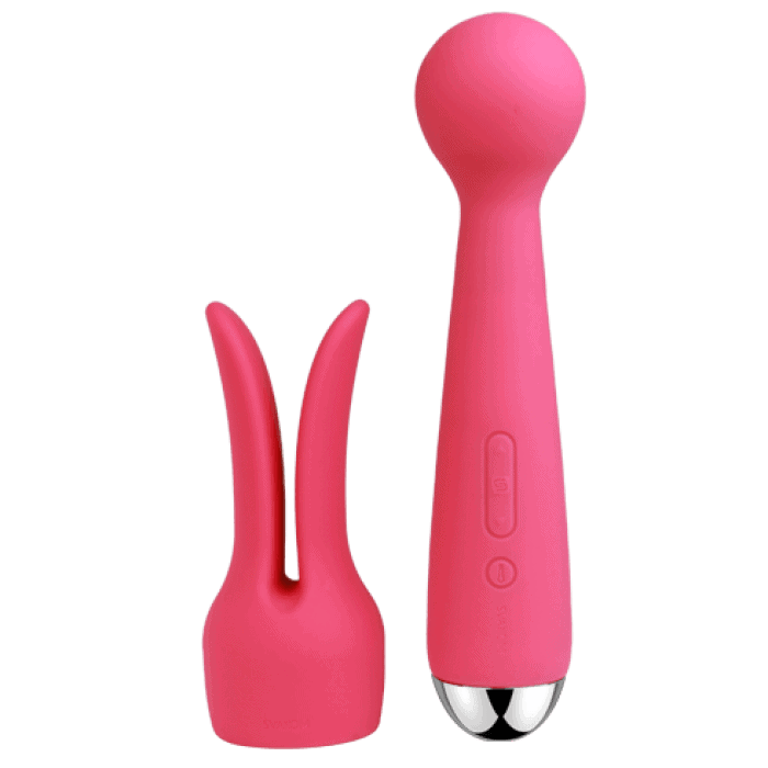 Thông tin Chày rung tình yêu 2 in 1 Svakom Emma máy massage tai thỏ cao cấp cao cấp