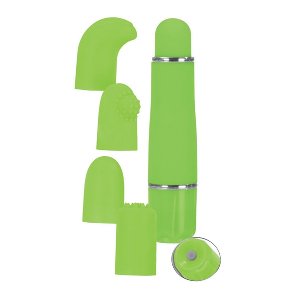 Bộ mát xa cao cấp 3 cầu Tips Green đa chức năng rung kích thích điểm G Bộ mát xa cao cấp 3 cầu Tips Green đa chức năng rung kích thích điểm G