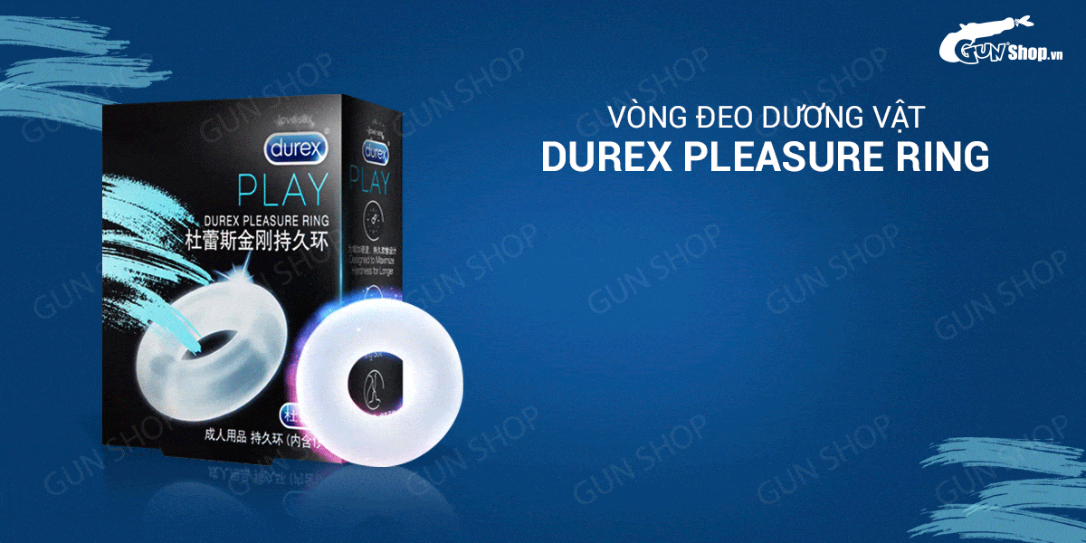 Vòng đeo dương vật Durex kéo dài thời gian hưng phấn cực tốt