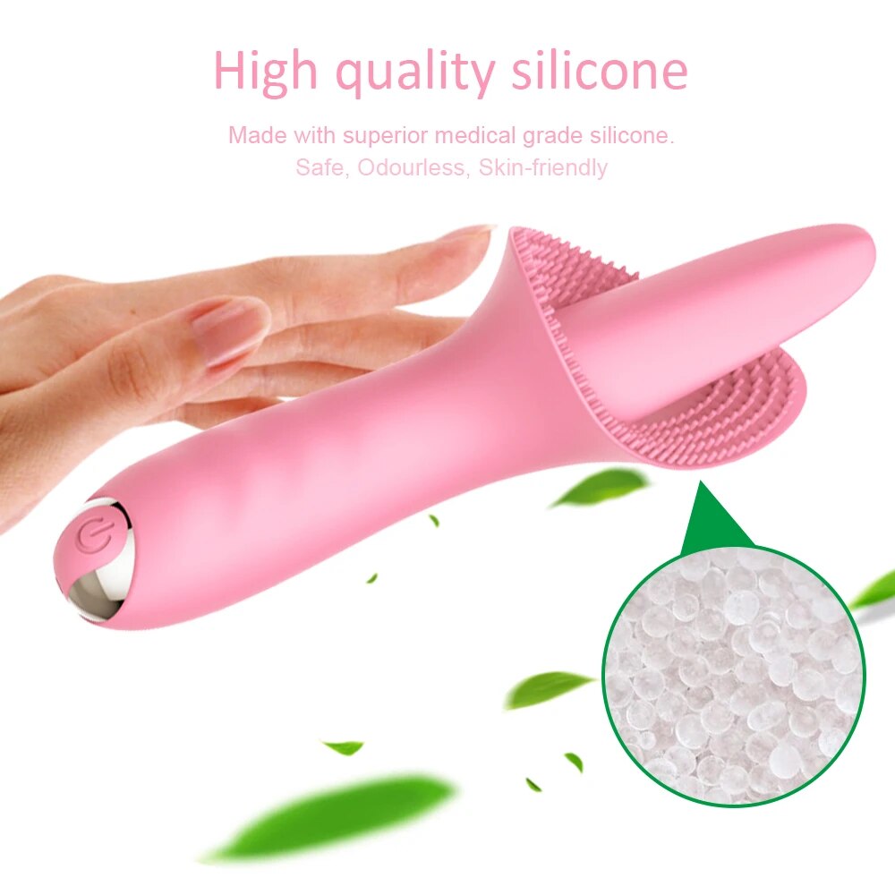 Lưỡi liếm silicon mềm 10 chế độ rung liếm siêu sướng mua ngay