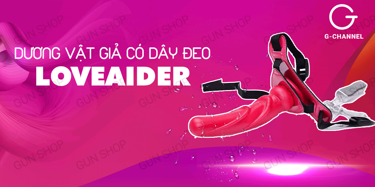 Dương vật giả cao cấp dây đeo 10 chế độ rung kích thích lên đỉnh Loveaider
