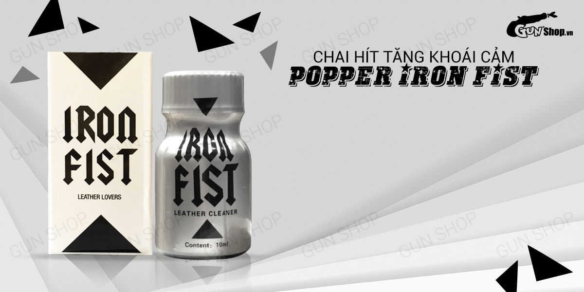 Cửa hàng bán Popper Iron Fist Silver 10ml chính hãng Mỹ USA PWD giá rẻ