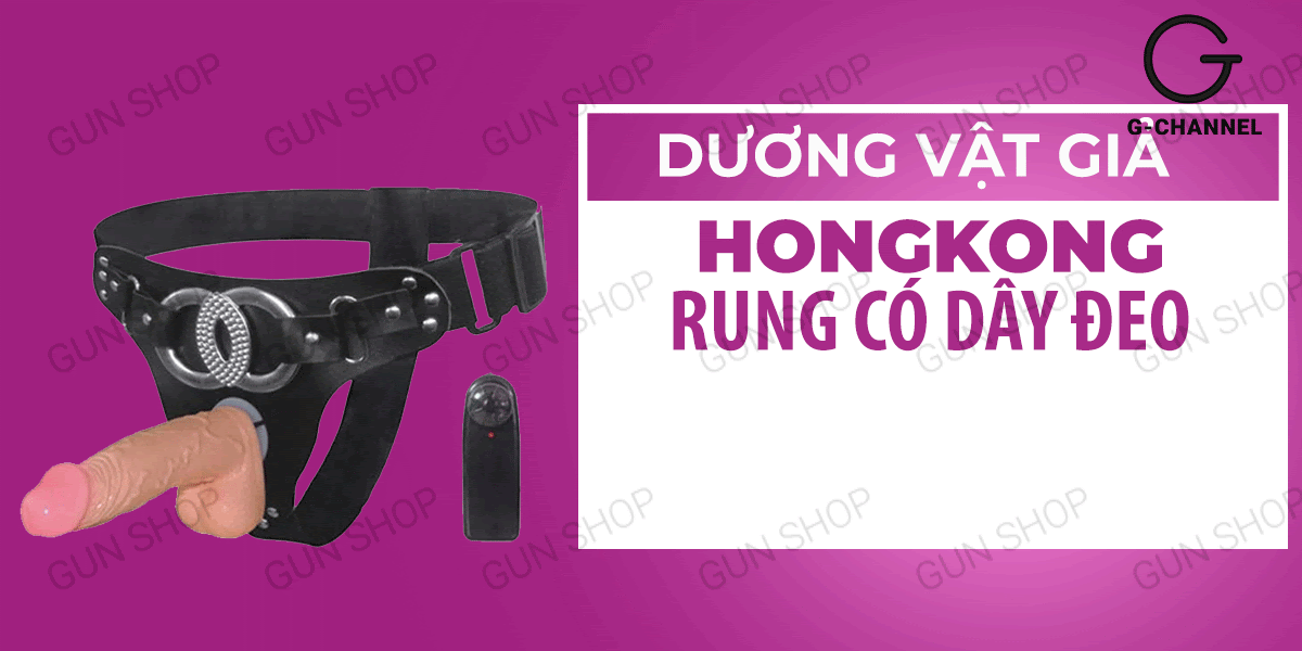 Dương vật giả rung dây đeo Baile Vibra silicon mềm rung mạnh kích thích