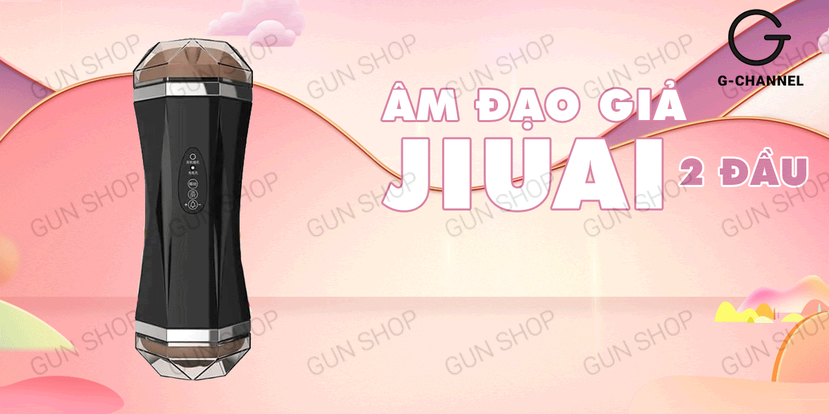 âm đạo giả đa năng jiuai 2 đầu sạc điện rung mạnh cao cấp bán chạy