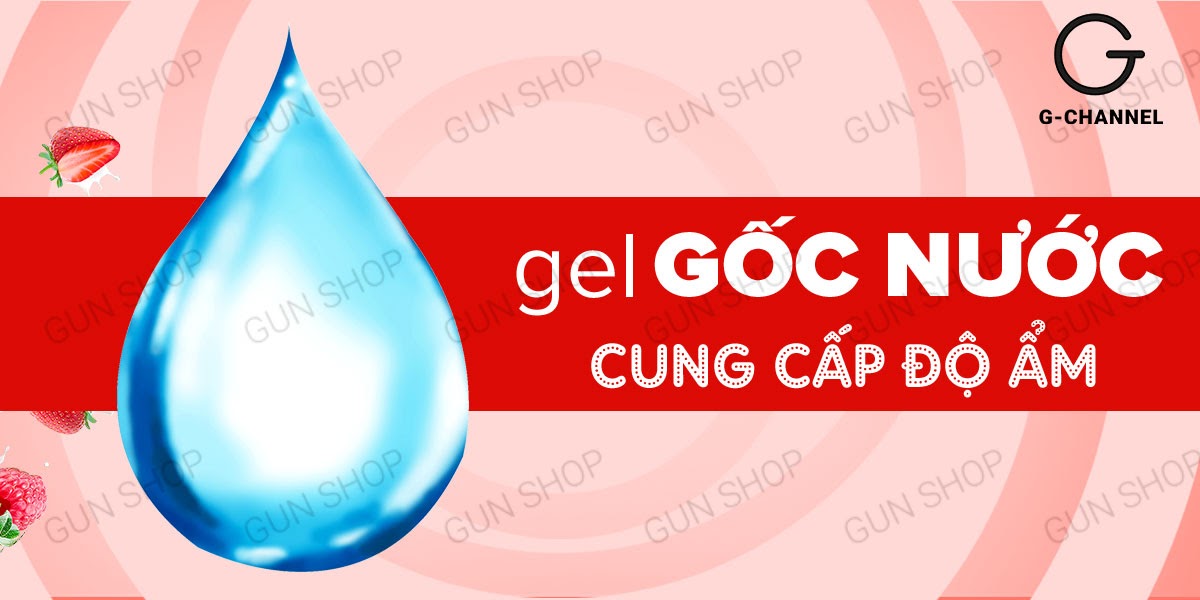 Gel Love Kiss bôi trơn hương dâu 100ml quyến rũ thơm ngọt nâng cảm xúc