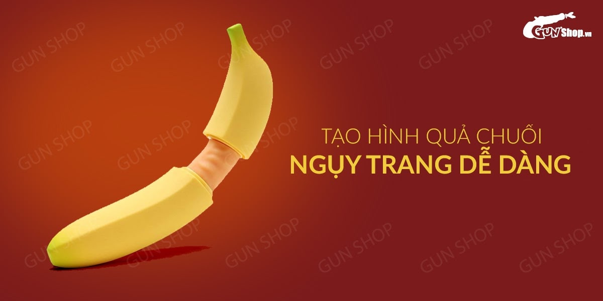 Dương vật giả rung ngụy trang hình trái chuối - Moylan