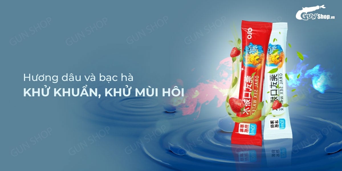 Nước tình yêu BJ băng lửa - OLO Oral Sex Water Cool & Hot