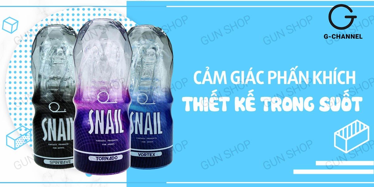 Âm đạo giả trong suốt Snail Cup cao cấp chất lượng giá tốt