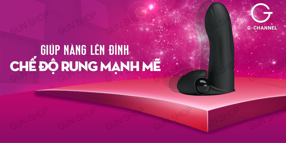 Bao cao su ngón tay có rung Pretty Love Adonis - Hộp 1 cái