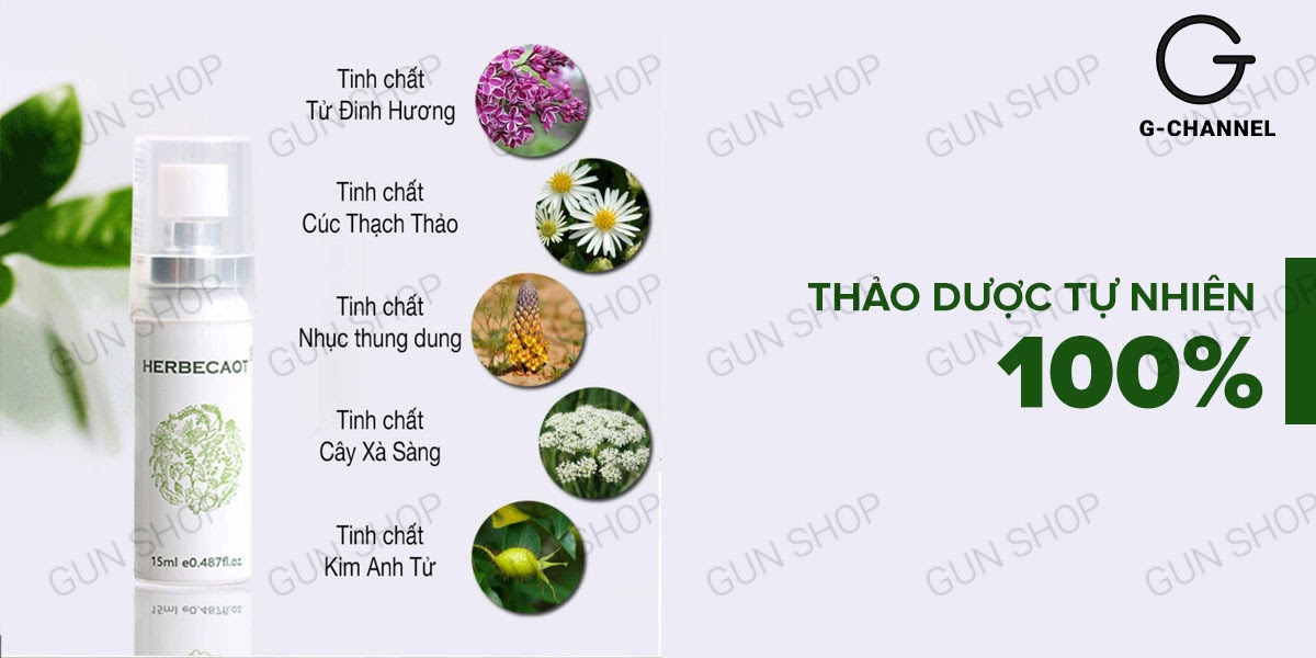 Chai xịt Đài Loan Herbecoat