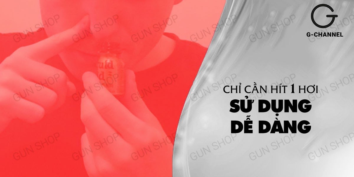 Chai hít tăng khoái cảm Popper C4 Red - Chai 10ml