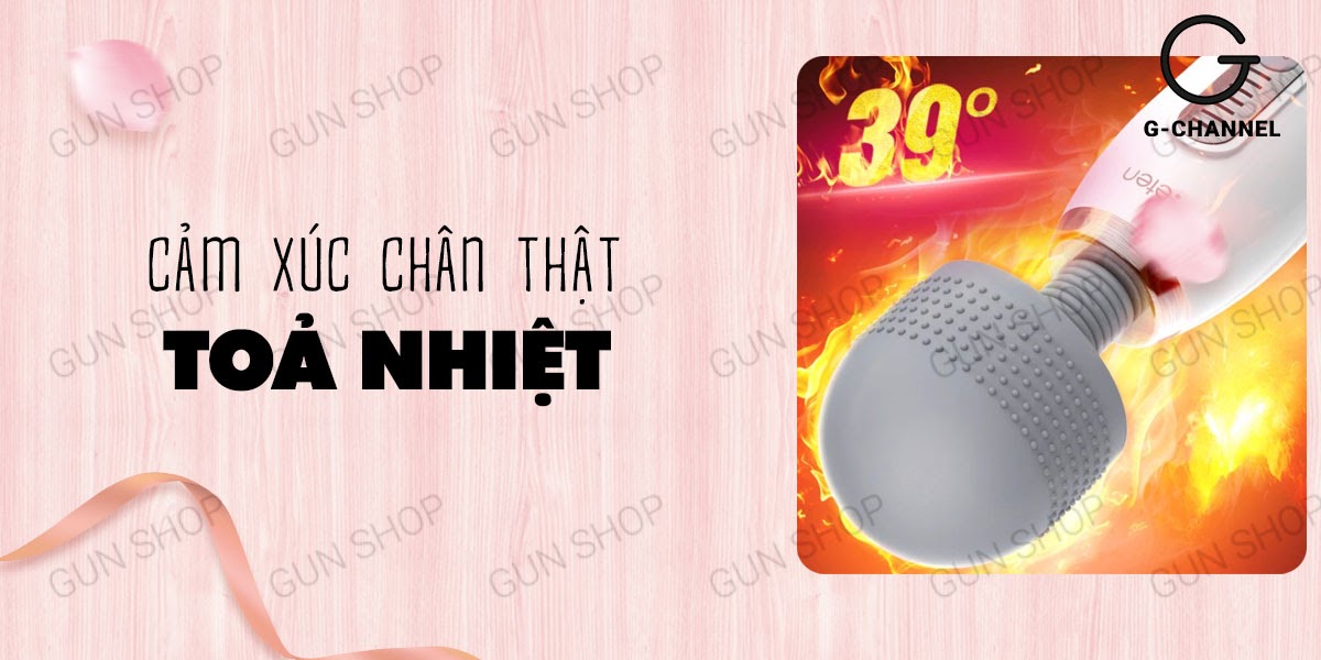 Chày rung Leten Lightning 2 siêu mềm, nhiều tần số, phát nhiệt kích thích Chày rung Leten Lightning 2 siêu mềm, nhiều tần số, phát nhiệt kích thích