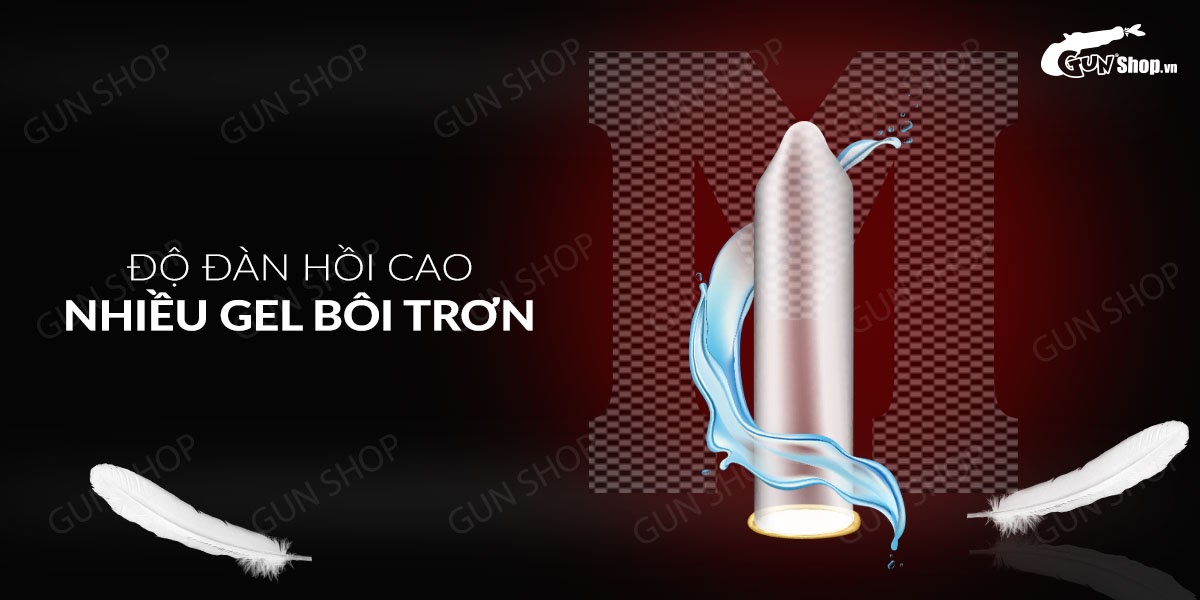 Bao cao su Muaisi 0.01 trắng siêu mỏng hộp 10 cái cảm giác thật nhất