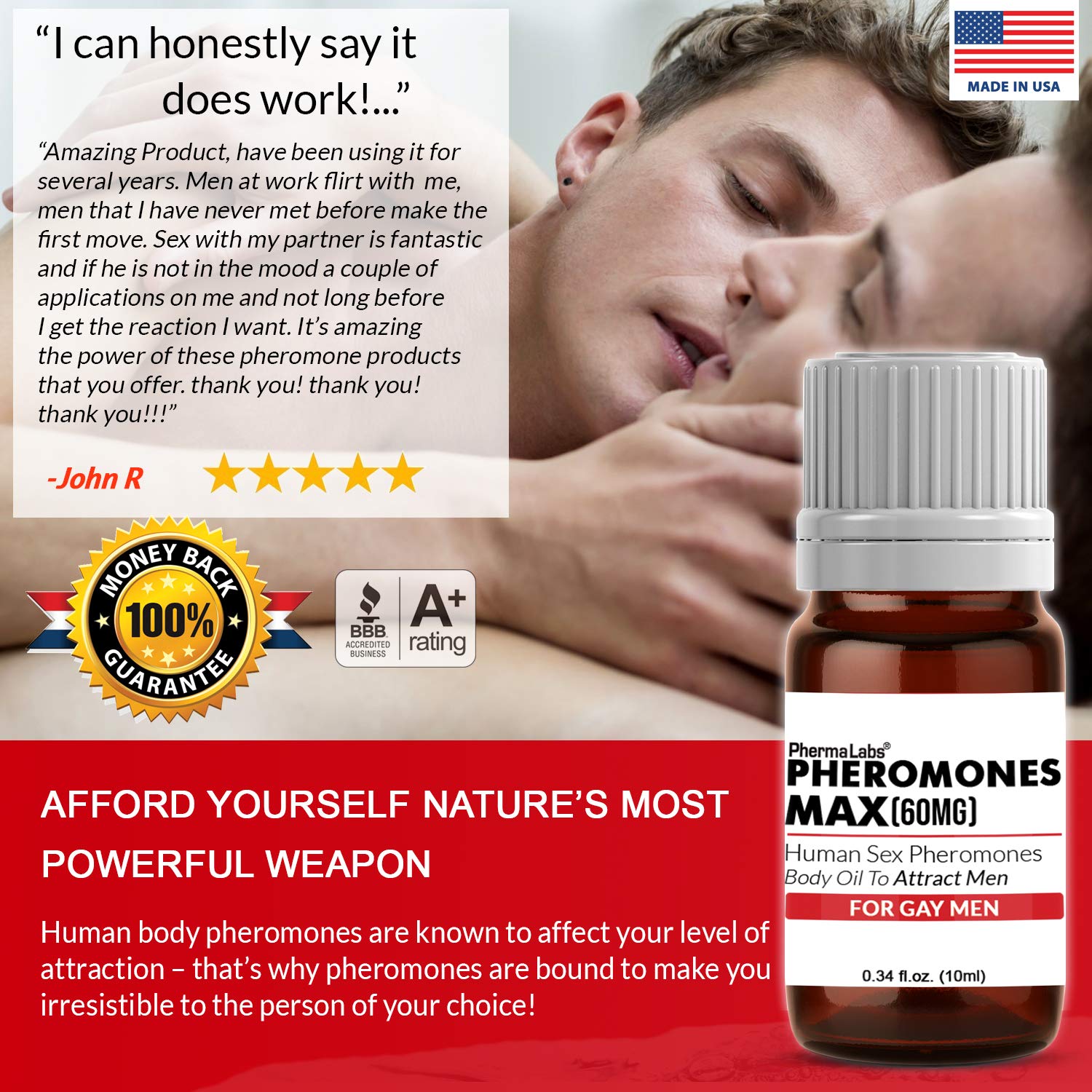 PhermaLabs kích dục đồng tính nam chính hãng Mỹ tăng hấp dẫn nhanh