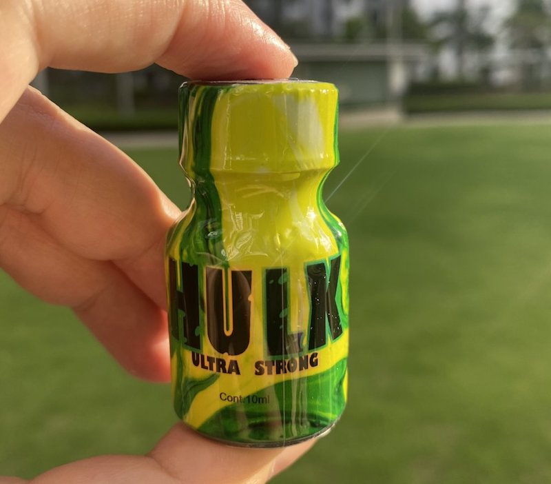Popper Hulk 10ml chính hãng Mỹ USA PWD chai hít dành cho Top Bot poppers Popper Hulk 10ml chính hãng Mỹ USA PWD chai hít dành cho Top Bot poppers