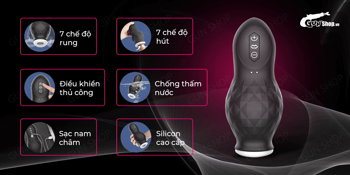 Âm Đạo Giả Dragon Rung Bú Hút Mạnh - Tăng Khoái Cảm Đỉnh Cao