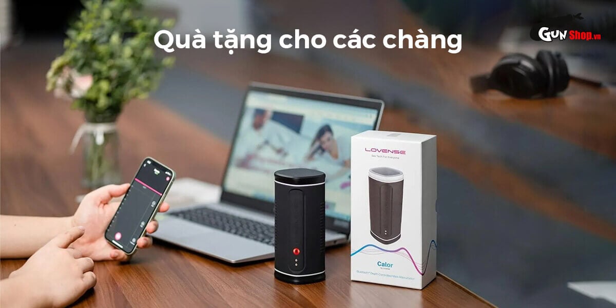 Âm đạo giả Lovense Calor – Điều khiển app, rung sưởi ấm công nghệ cao