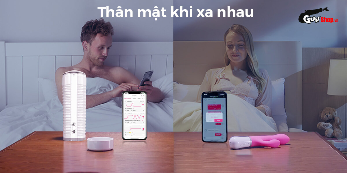 Âm đạo giả đa năng Lovense Max 2 co bóp rung điều khiển điện thoại