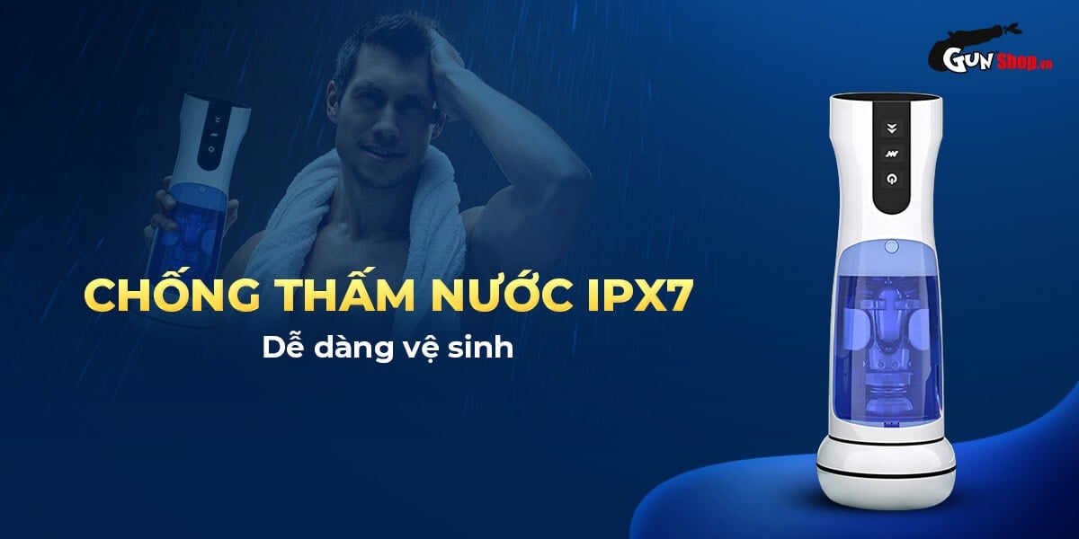 Âm đạo giả AierLe Space Warrior rung thụt co bóp 7 chế độ kích thích mạnh