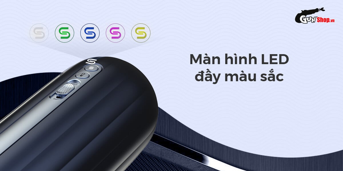 Âm đạo giả Svakom Hannes Neo co bóp sưởi ấm siêu mềm điều khiển app