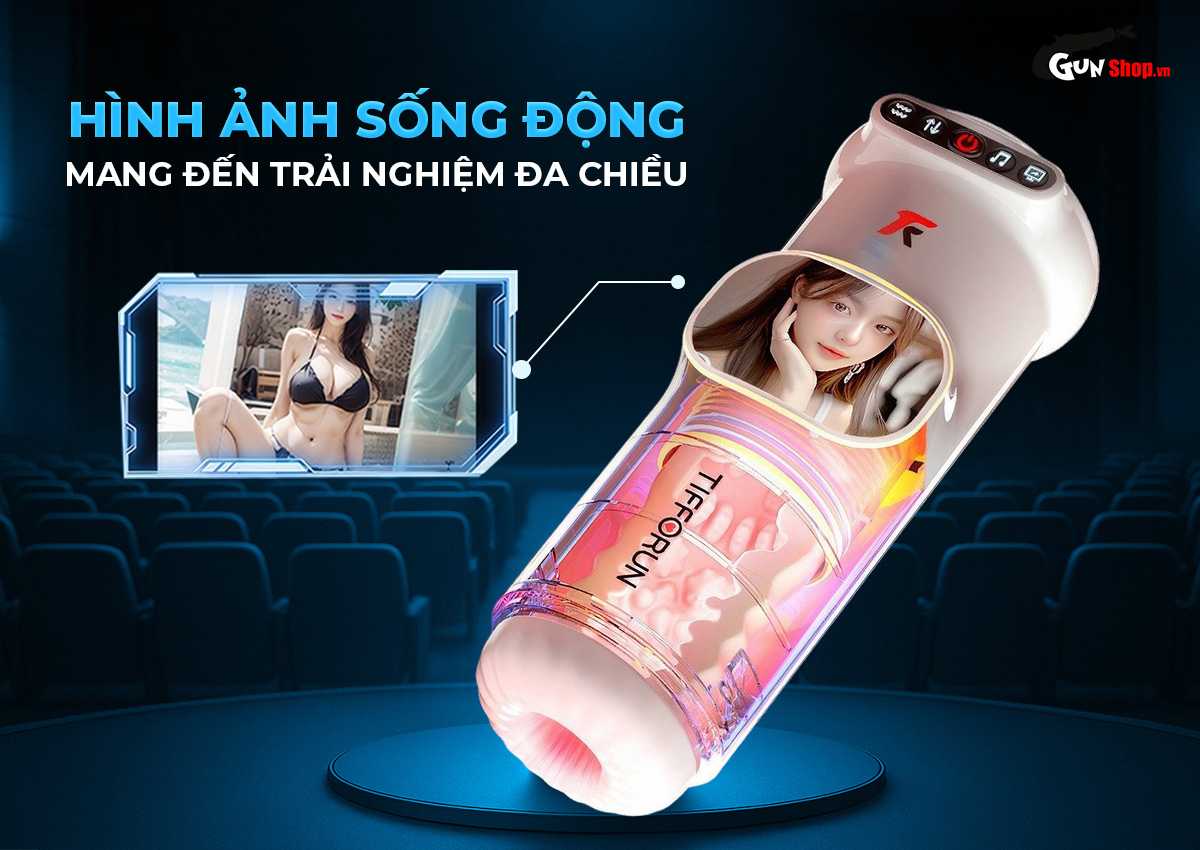 Âm đạo giả Yeain Tifforun UFO rung thụt phát nhiệt màn hình LED Âm đạo giả Yeain Tifforun UFO rung thụt phát nhiệt màn hình LED