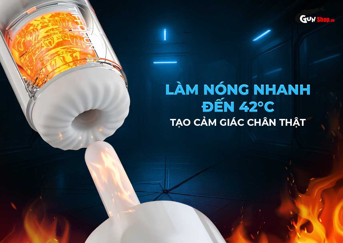 Âm đạo giả Yeain Tifforun UFO rung thụt phát nhiệt màn hình LED Âm đạo giả Yeain Tifforun UFO rung thụt phát nhiệt màn hình LED