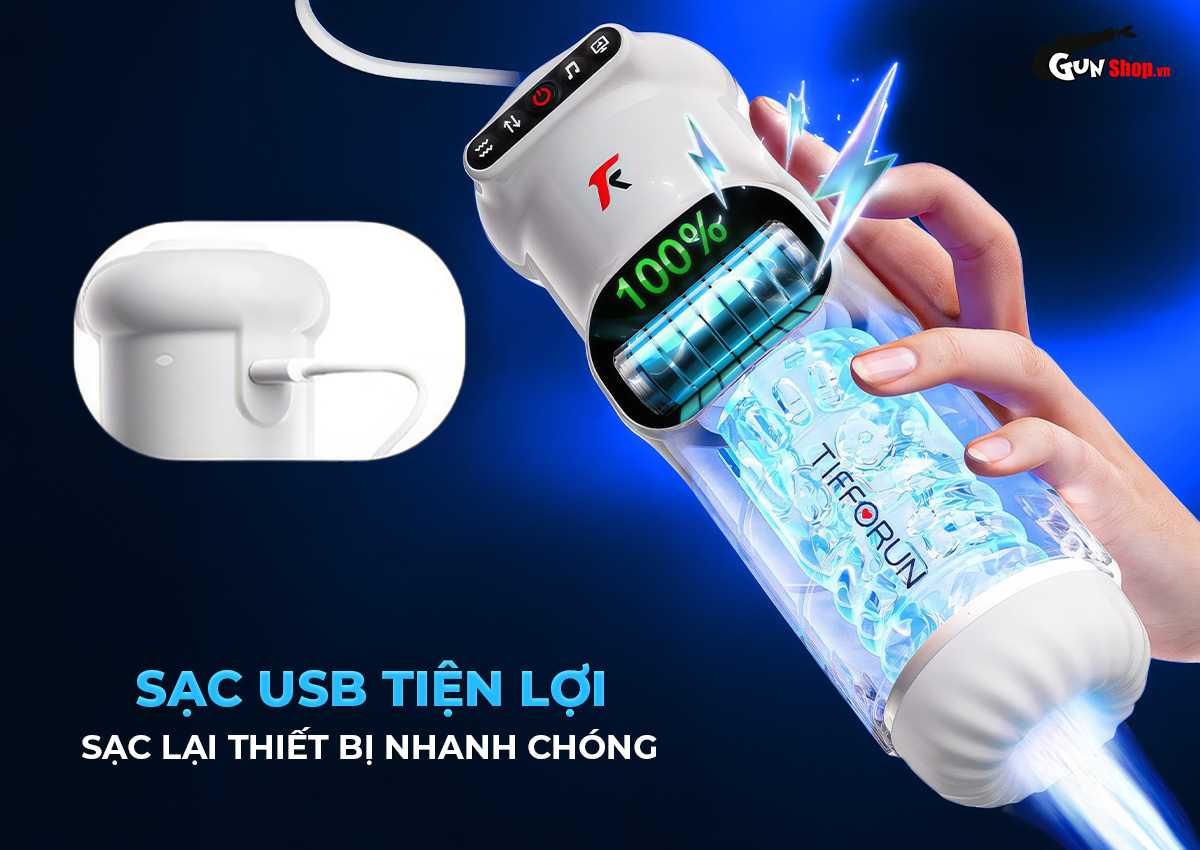 Âm đạo giả Yeain Tifforun UFO rung thụt phát nhiệt màn hình LED Âm đạo giả Yeain Tifforun UFO rung thụt phát nhiệt màn hình LED