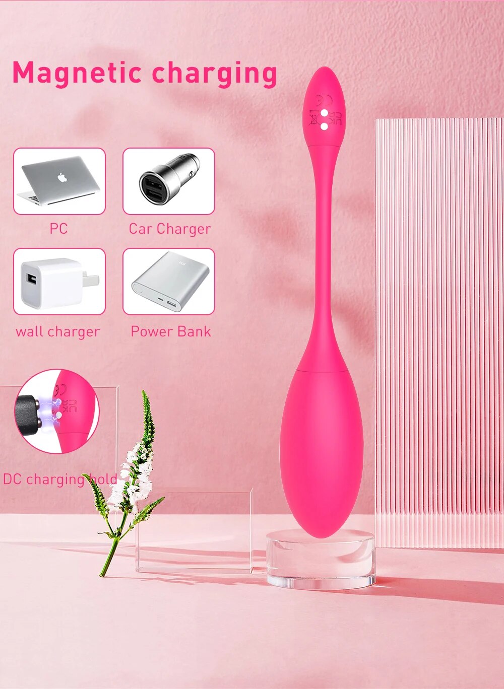 Trứng rung sốc điện Levett điều khiển từ xa app bluetooth tiện ích