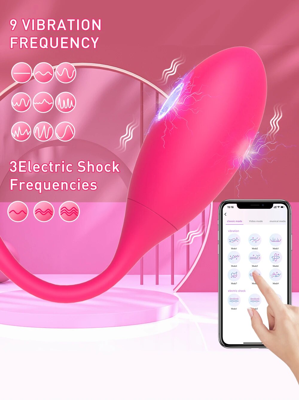 Đánh giá Trứng rung sốc điện Levett điều khiển từ xa qua app bluetooth giá rẻ