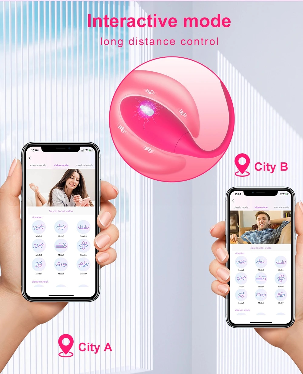 Trứng rung sốc điện Levett điều khiển từ xa app bluetooth tiện ích