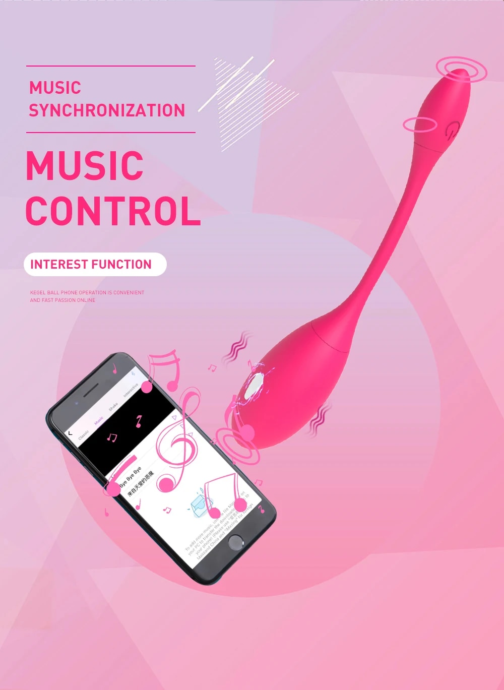 Trứng rung sốc điện Levett điều khiển từ xa app bluetooth tiện ích