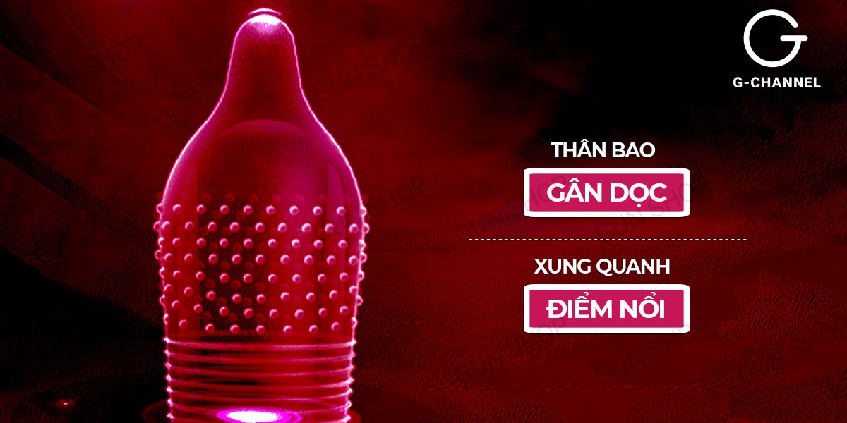 Bao cao su Feel 4in1 Kéo dài Thời gian Tăng khoái cảm Hộp 12 cái