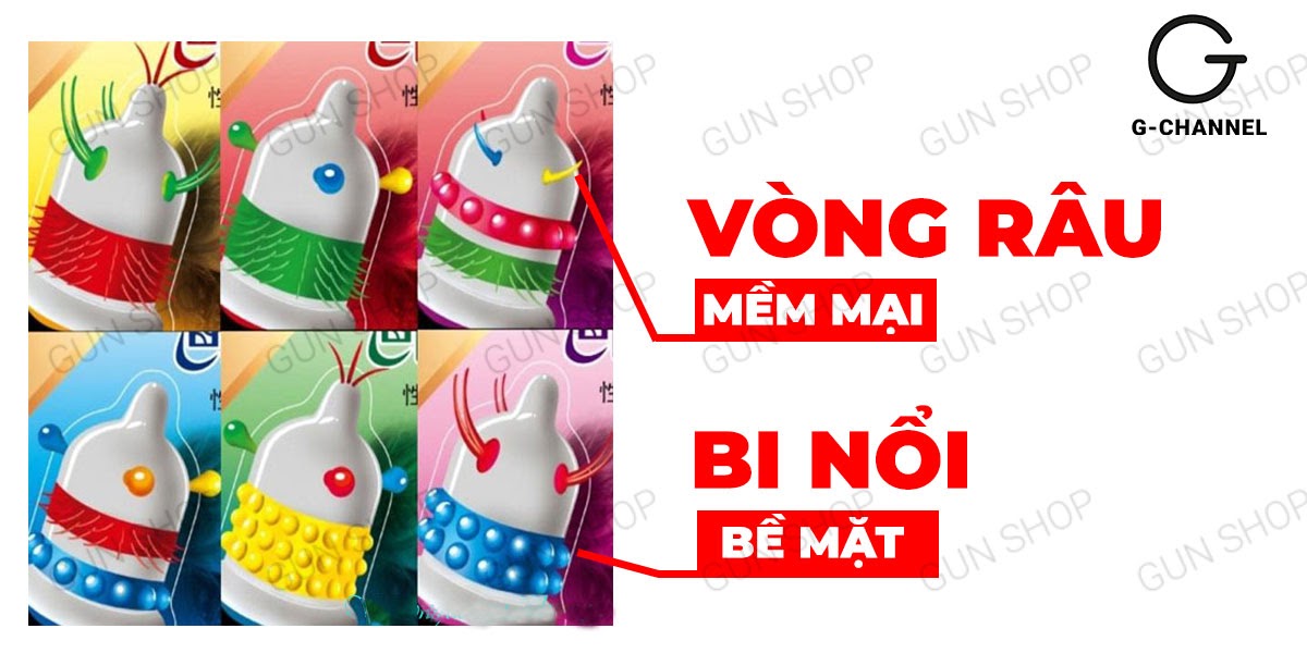 Bao cao su Runbo - Gân gai lớn