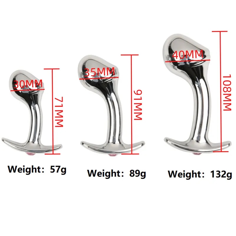 So sánh Phích cắm hậu môn inox hình dương vật giả giá rẻ