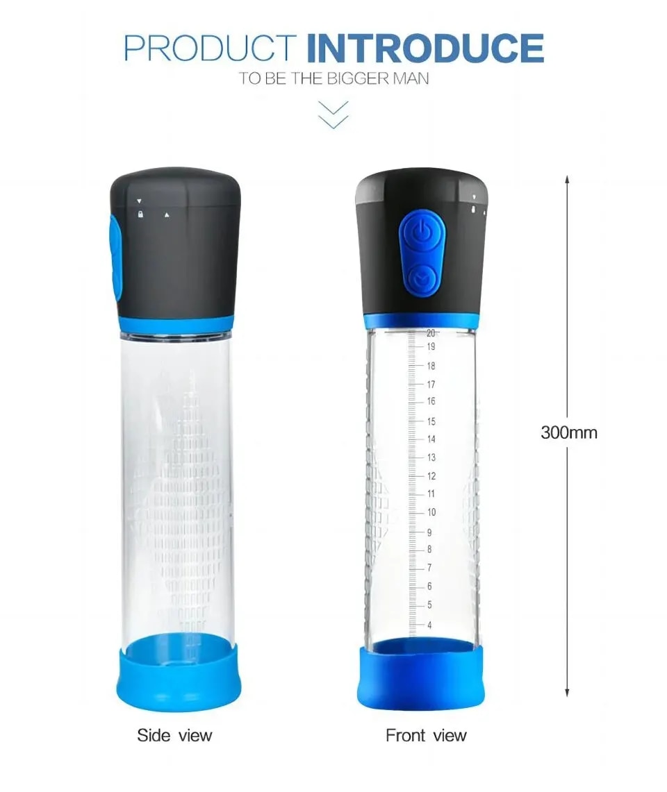Máy tập tăng kích thước dương vật Men PowerUp tự động bơm hút chân không