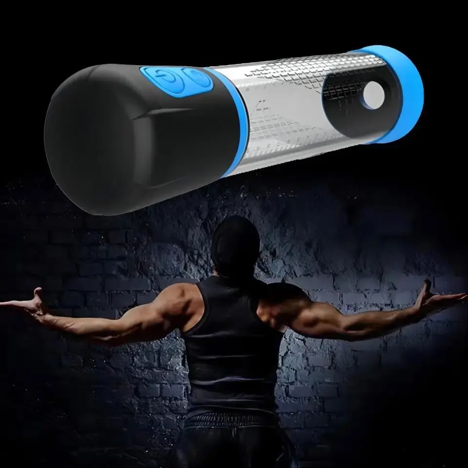Máy tập tăng kích thước dương vật Men PowerUp tự động bơm hút chân không