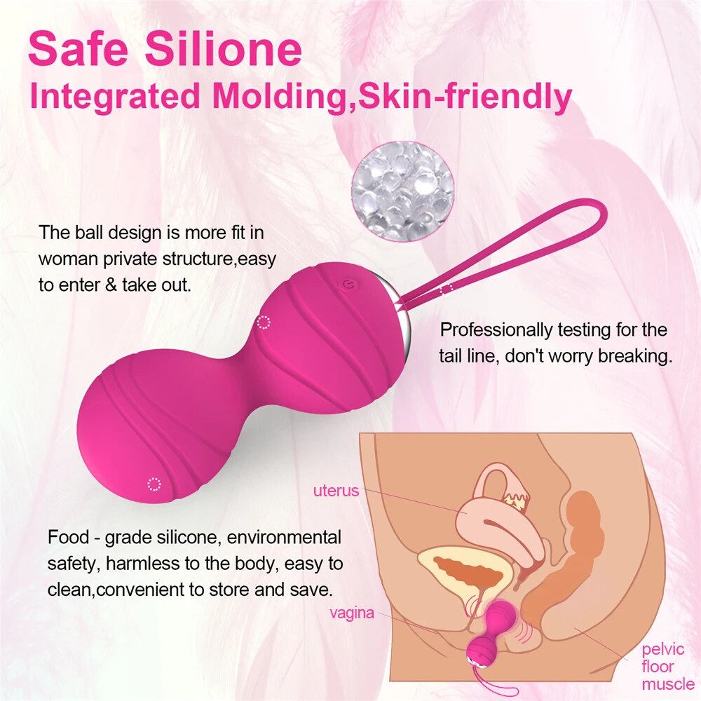 Bóng kegel se khít âm đạo điều khiển app trứng rung hồ lô cao cấp
