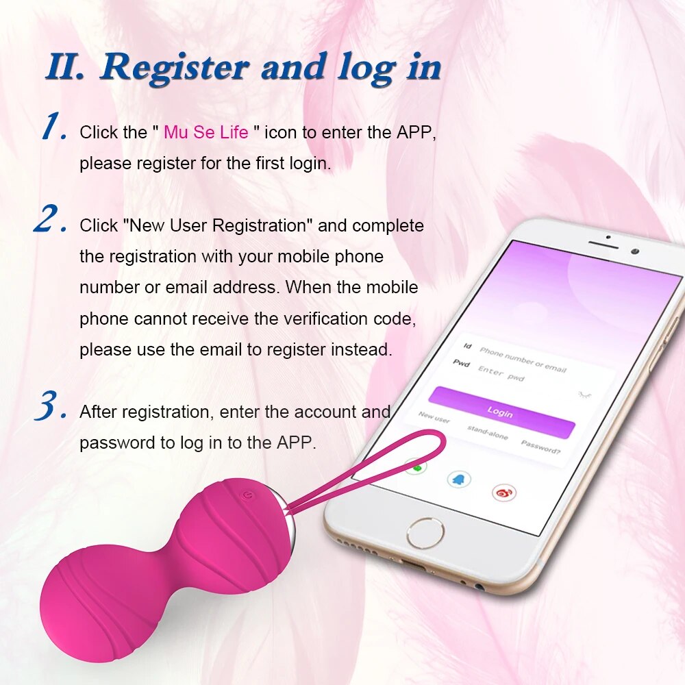 Bóng kegel se khít âm đạo điều khiển app trứng rung hồ lô cao cấp