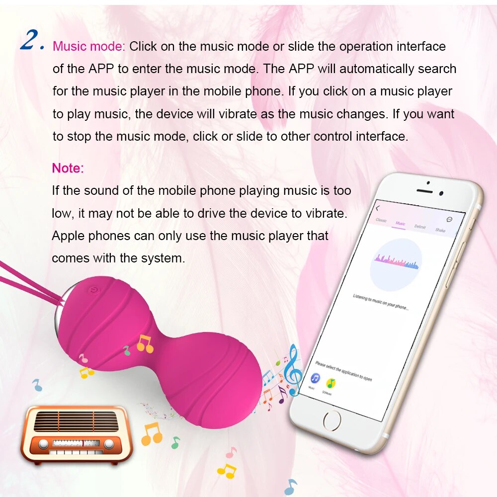 Bóng kegel se khít âm đạo điều khiển app trứng rung hồ lô cao cấp