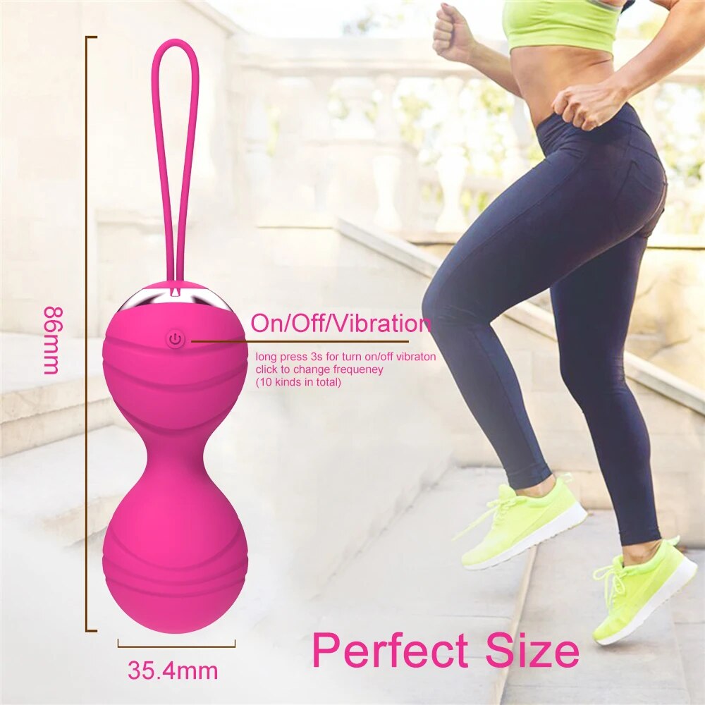 Bóng kegel se khít âm đạo điều khiển app trứng rung hồ lô cao cấp