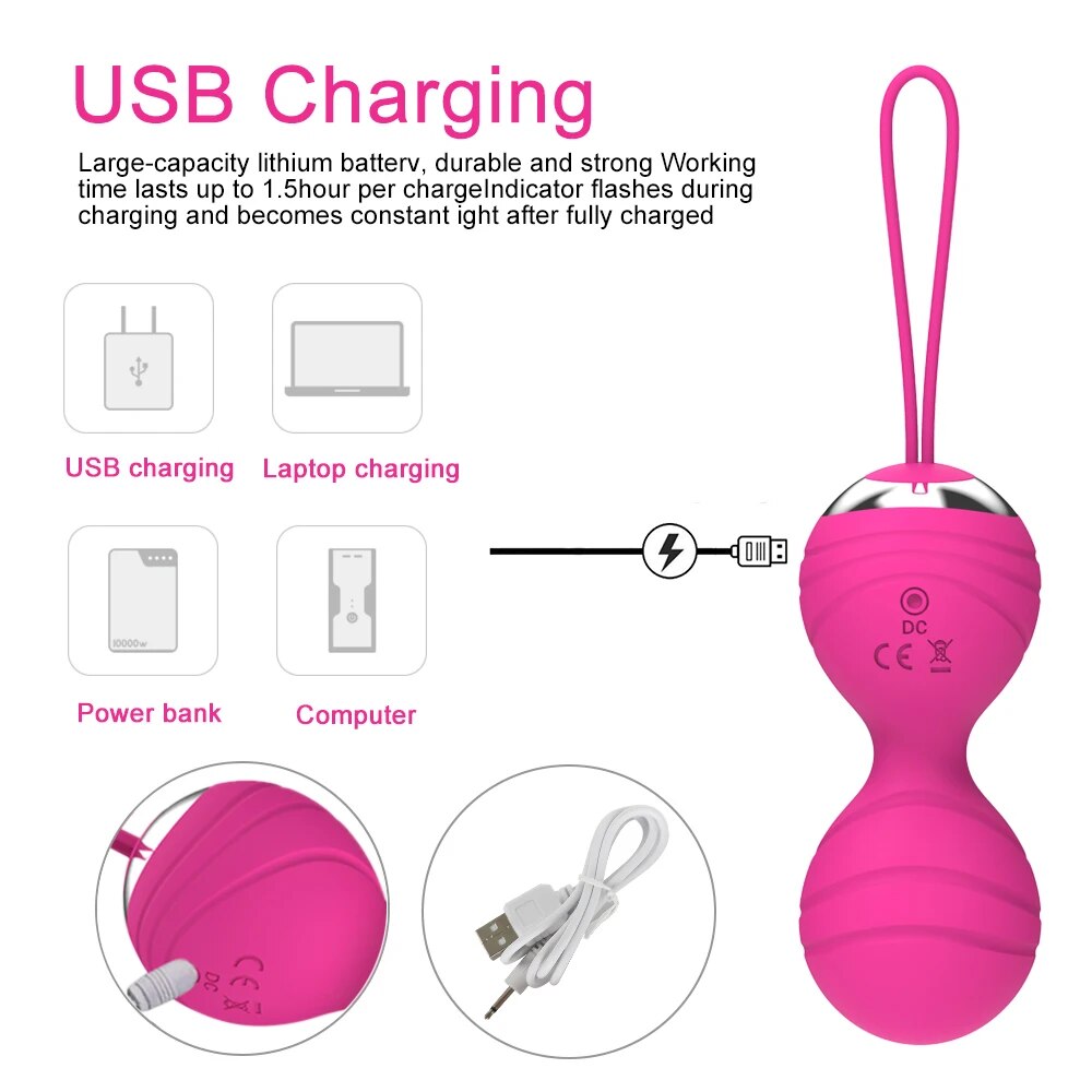Bóng kegel se khít âm đạo điều khiển app trứng rung hồ lô cao cấp