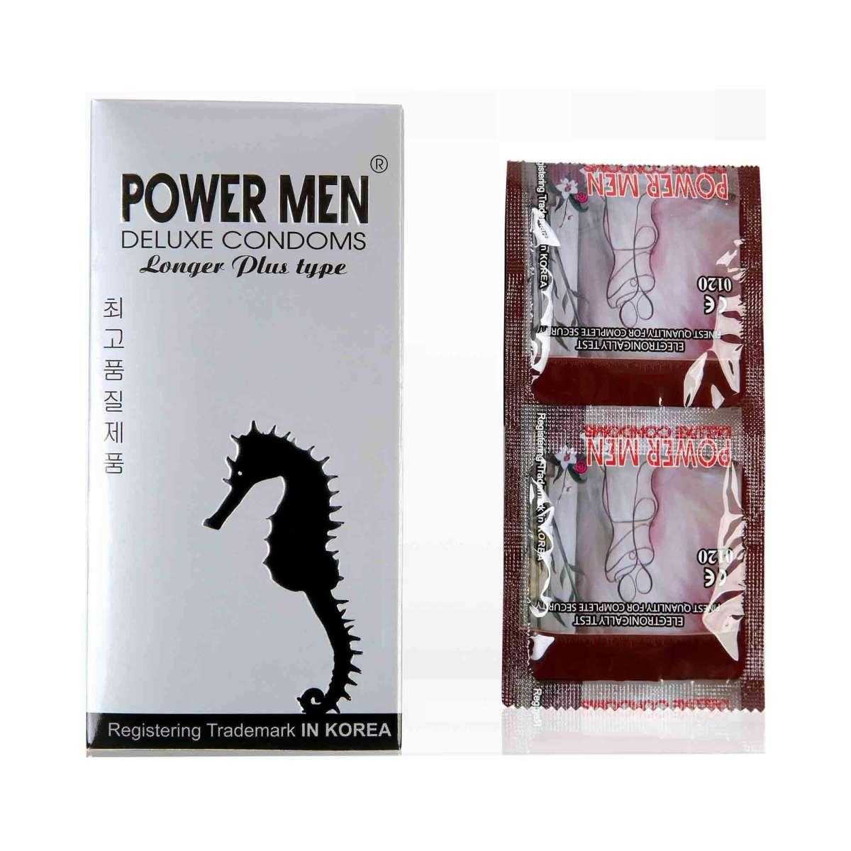 Bao Cao Su Powermen Cá Ngựa Bạc 12s Kéo Dài Thời Gian Chống Xuất Tinh