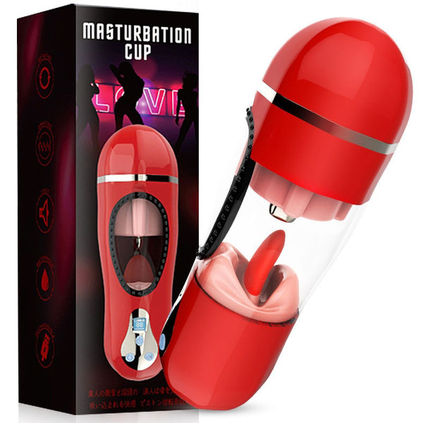 Địa chỉ bán Âm đạo giả rung rên toả nhiệt kèm lưỡi bú liếm Jiuai Masturbation Cup hàng xách tay