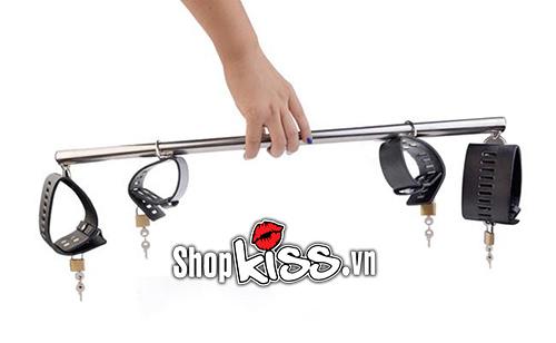  Bảng giá Còng tay chân cố định bằng đòn sắt – Sextoy bạo dâm BDSM giá sỉ