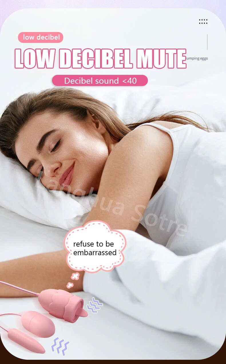 Trứng Rung Tình Yêu Jiuuy 3 In 1 Rung Lưỡi Liếm Kích Thích Điểm G